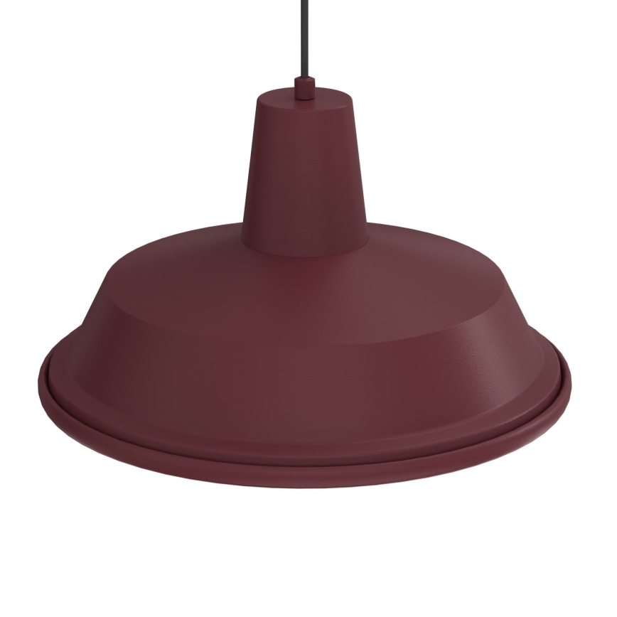 Lustră suspendată CLASS pe cablu 1xE27/15W/230V burgundiu