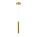 Lustră suspendată cu cablu GOLDIE LED/5W/230V, aurie