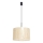 Lustră suspendată cu cablu NEVIA, 1xE27/15W/230V, Ø 40 cm, bej/decor marmură