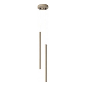 Lustră suspendată cu cablu PASTELO 2xG9/8W/230V taupe