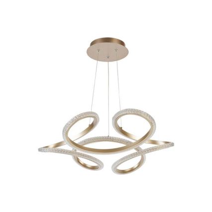 Searchlight - Lampă suspendată LED dimabilă pe cablu DOODLE LED/40W/230V, alamă