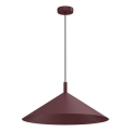 Lustră suspendată pe cablu ANEGA, 1xGX53/15W/230V, Ø 50 cm, burgund