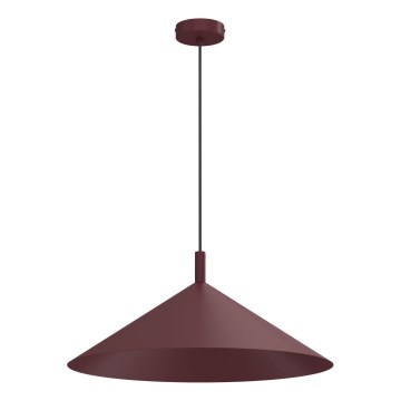 Lustră suspendată pe cablu ANEGA, 1xGX53/15W/230V, Ø 50 cm, burgund