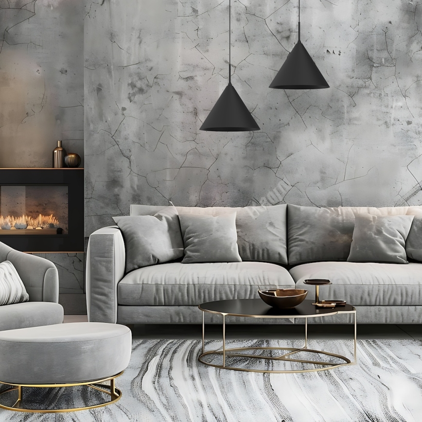 Lustră suspendată pe cablu CAPITAL 1xGX53/15W/230V Ø 32 cm neagră