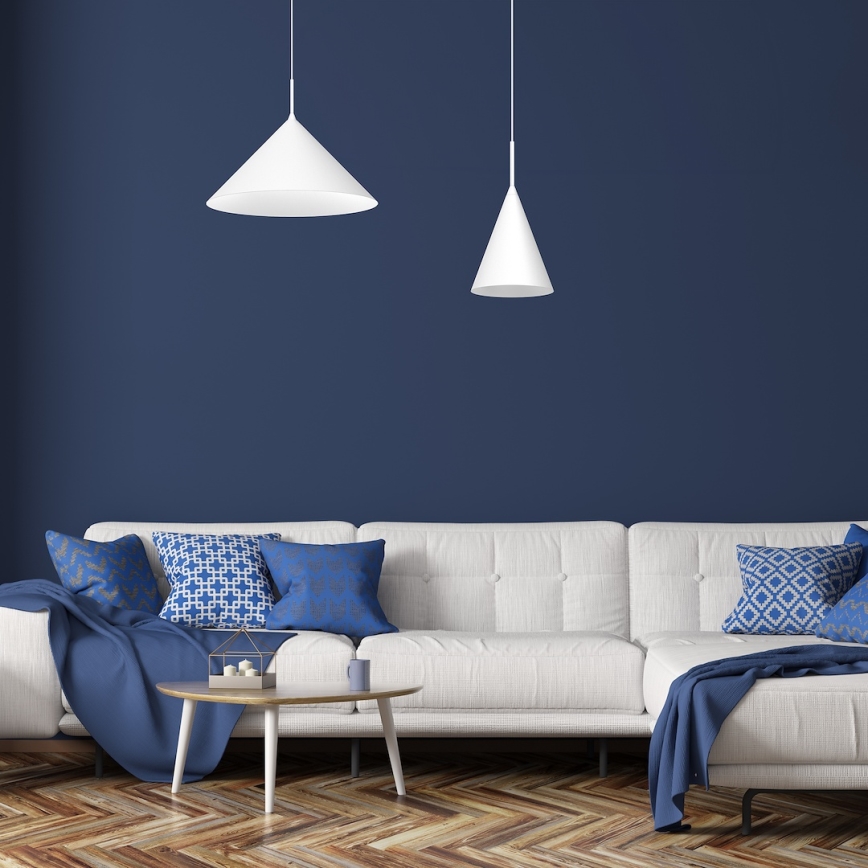 Lustră suspendată pe cablu CAPITAL, 1xGX53/15W/230V, Ø 46 cm, albă