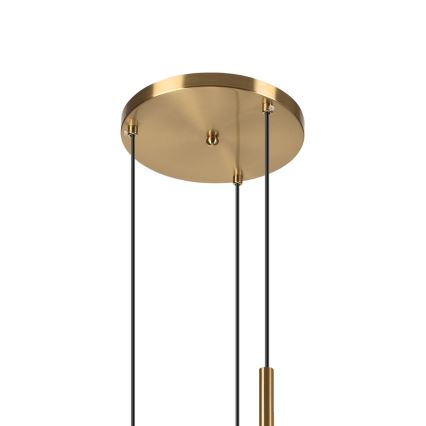 Lustră suspendată pe cablu CHITA 3xG9/5W/230V aurie