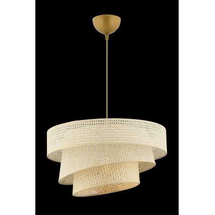 Lustră suspendată pe cablu COUPER 1xE27/60W/230V, crem