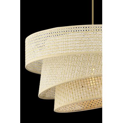 Lustră suspendată pe cablu COUPER 1xE27/60W/230V, crem