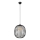 Lustră suspendată pe cablu DESTELLO, 1xE27/15W/230V, diam. 32 cm, negru