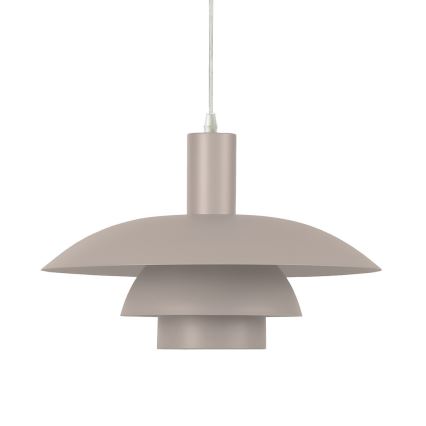 Lustră suspendată pe cablu FERRO 1xE27/15W/230V gri