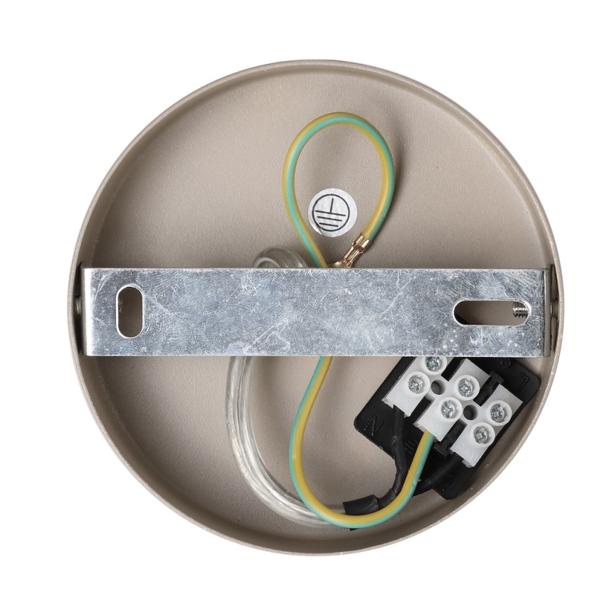 Lustră suspendată pe cablu FERRO 1xE27/15W/230V gri