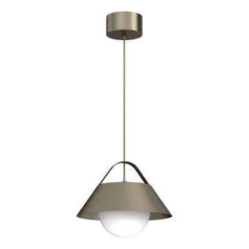 Lustră suspendată pe cablu FUNDA 1xE27/15W/230V bronz