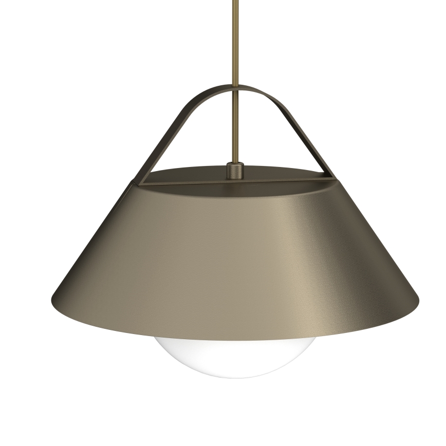 Lustră suspendată pe cablu FUNDA 1xE27/15W/230V bronz