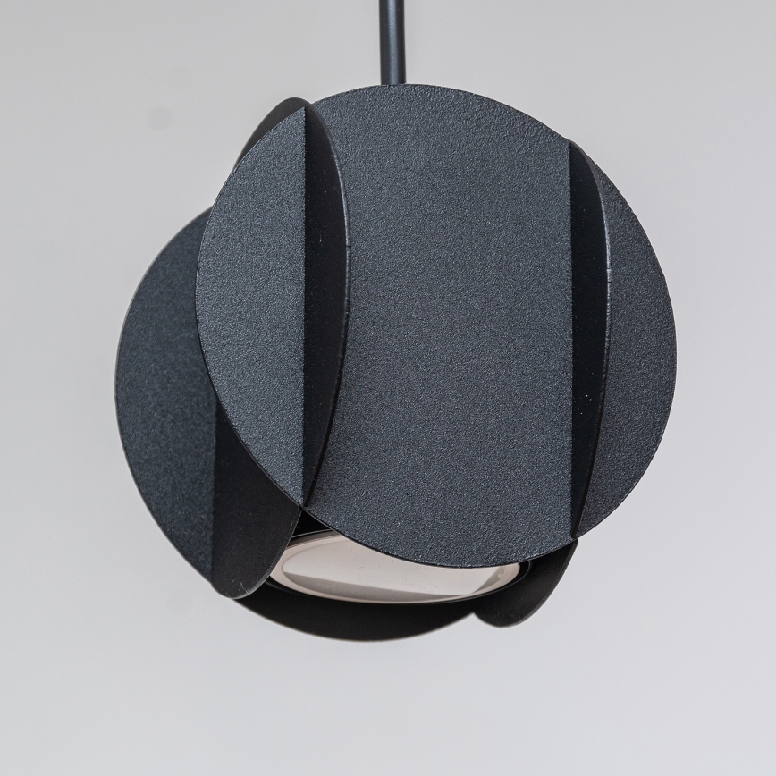 Lustră suspendată pe cablu GAMBIT 4xGU10/10W/230V neagră