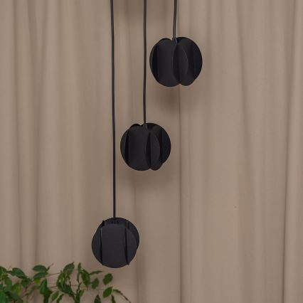 Lustră suspendată pe cablu GAMBIT, 4xGU10/10W/230V, negru