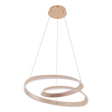 Lustră suspendată pe cablu GLOW, LED 75W, 230V, 4000K, Ø 60 cm, auriu