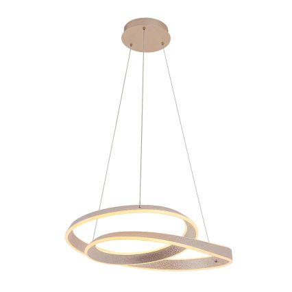 Lustră suspendată pe cablu GLOW, LED 75W, 230V, 4000K, Ø 60 cm, auriu