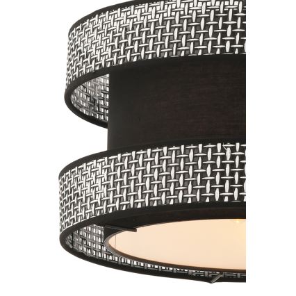 Lustră suspendată pe cablu HALO 1xE27/60W/230V negru/gri