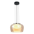 Lustră suspendată pe cablu INSIEME 1xGX53/10W/230V, Ø35 cm, bej fumuriu