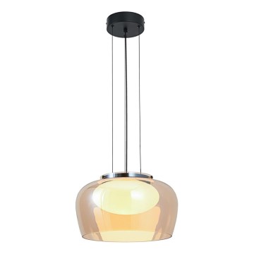 Lustră suspendată pe cablu INSIEME 1xGX53/10W/230V, Ø35 cm, bej fumuriu