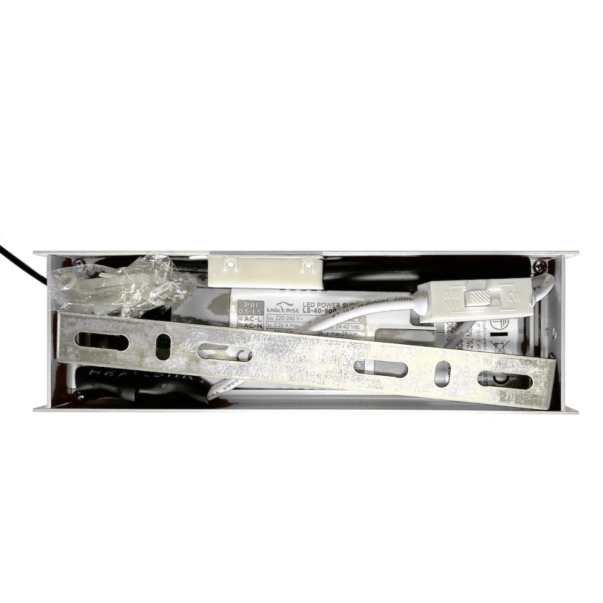 Lustră suspendată pe cablu LINEA LED/36W/230V 3000/4000/5700K CRI 90 alb