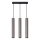 Lustră suspendată pe cablu LUNGOMARE, 3x GU10, 10W, 230V, crom mat