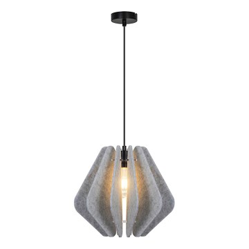 Lustră suspendată pe cablu MARGARET 1xE27/40W/230V gri