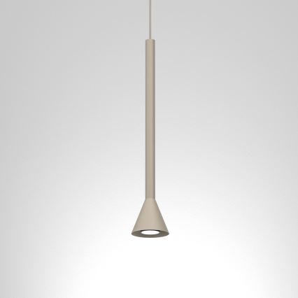 Lustră suspendată pe cablu MAZZO 1xGU10/8W/230V bej