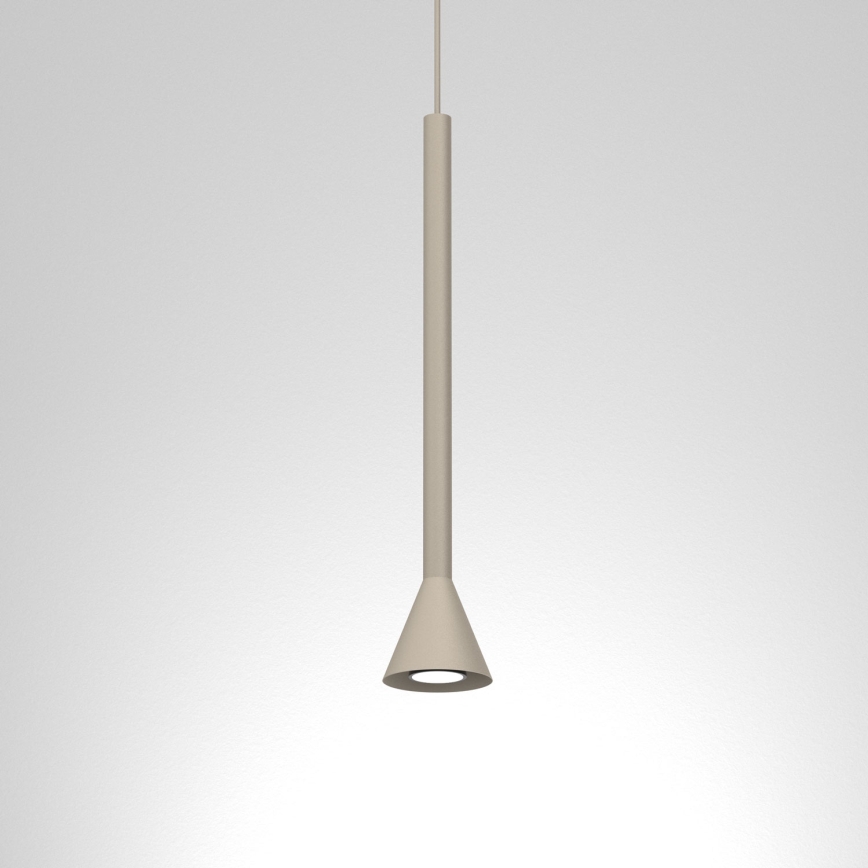 Lustră suspendată pe cablu MAZZO 1xGU10/8W/230V bej