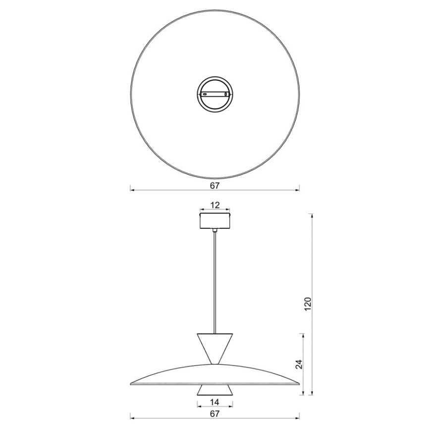 Lustră suspendată pe cablu MISTIC 1xGX53/15W/230V bordo