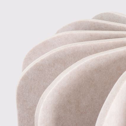 Pendul cu cablu MULA 1xE27/15W/230V Ø 45 cm crem