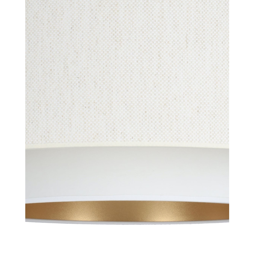 Lustră suspendată pe cablu NATIA, 1x E27, 60W, 230V, Ø 45 cm, albă