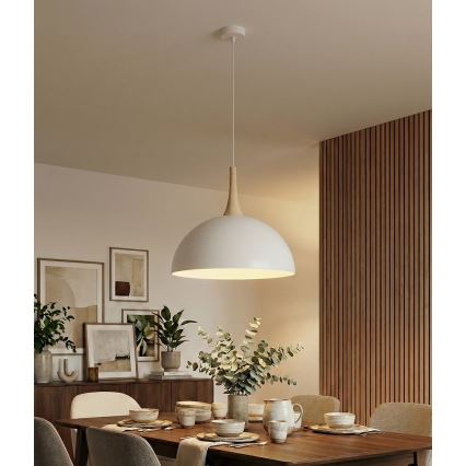 Lustră suspendată pe cablu NAUTICA 1xGX53/12W/230V albă