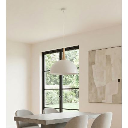 Lustră suspendată pe cablu NAUTICA 1xGX53/12W/230V albă
