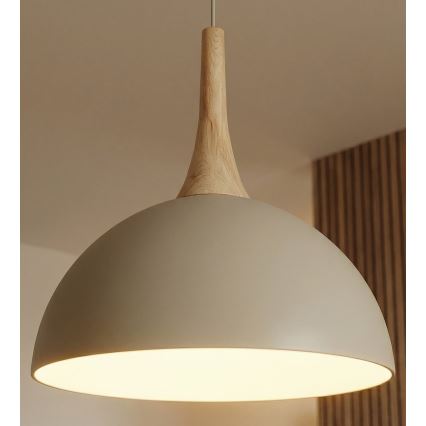 Lustră suspendată pe cablu NAUTICA 1xGX53/12W/230V bej