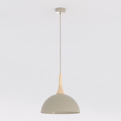 Lustră suspendată pe cablu NAUTICA 1xGX53/12W/230V bej