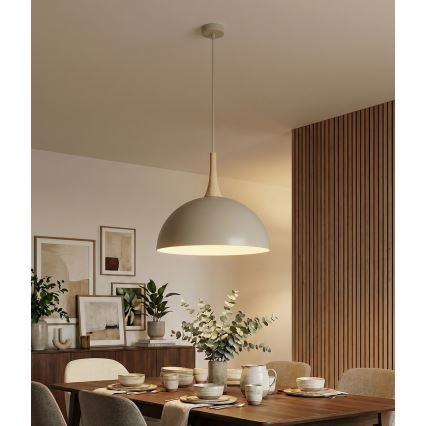 Lustră suspendată pe cablu NAUTICA 1xGX53/12W/230V bej