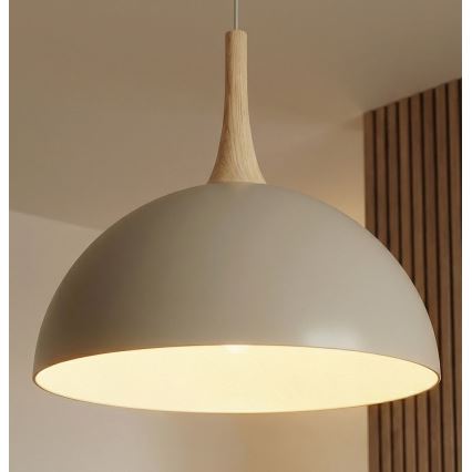 Lustră suspendată pe cablu NAUTICA 1xGX53/12W/230V bej