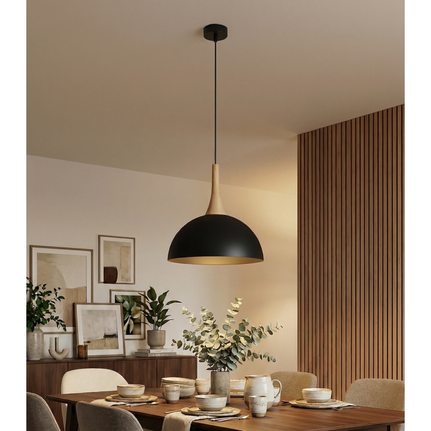 Lustră suspendată pe cablu NAUTICA 1xGX53/12W/230V negru