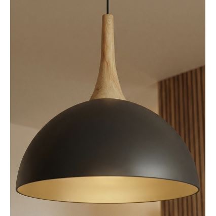 Lustră suspendată pe cablu NAUTICA 1xGX53/12W/230V negru