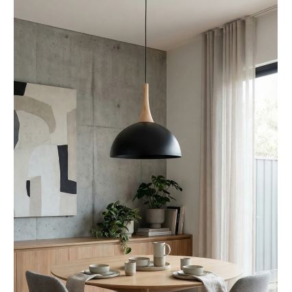 Lustră suspendată pe cablu NAUTICA 1xGX53/12W/230V negru