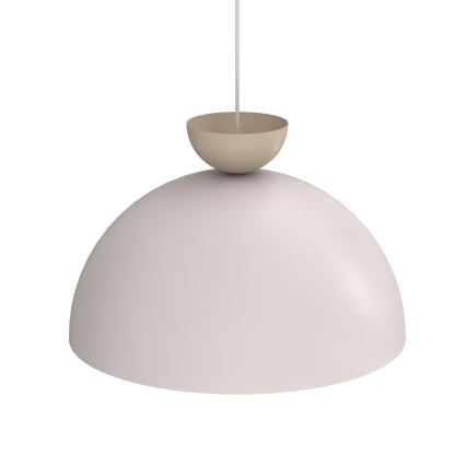 Lustră suspendată pe cablu NEVIS, 1x E27/15W/230V, Ø 50 cm, crem