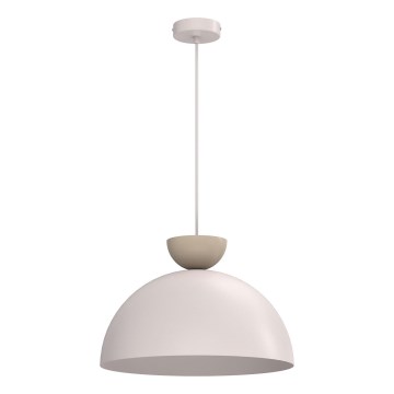 Lustră suspendată pe cablu NEVIS, 1xE27/15W/230V, diametru 38 cm, crem
