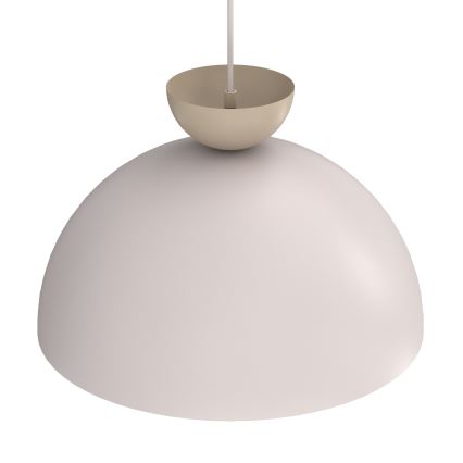 Lustră suspendată pe cablu NEVIS, 1xE27/15W/230V, diametru 38 cm, crem