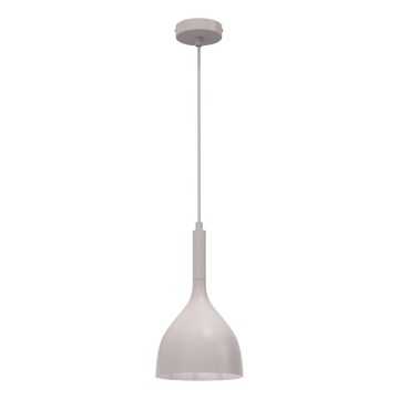 Lustră suspendată pe cablu NOAK, 1x E27, 15W, 230V, crem