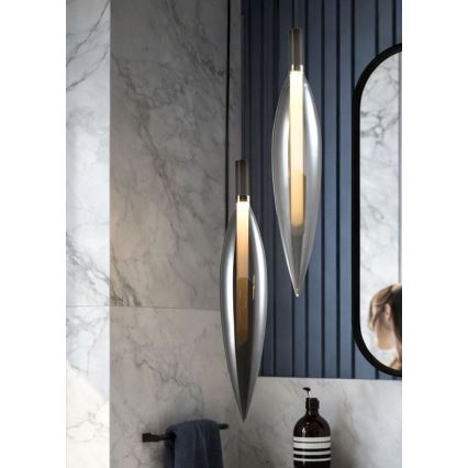 Lustră suspendată pe cablu NORDIC 1xG9/5W/230V negru cromat