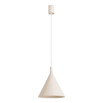 Lustră suspendată pe cablu NOX 1xE27/15W/230V crem