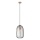 Lustră suspendată pe cablu OVELLA, 1xE27/15W/230V, diametru 25 cm, negru/pin