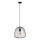 Lustră suspendată pe cablu OVELLA 1xE27/15W/230V, Ø 36 cm, negru