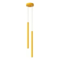 Lustră suspendată pe cablu PASTELO 2xG9/8W/230V galbenă